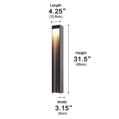 Modern Slim Rectangular LED Outdoor Pathway Lights - Flyachilles