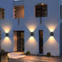 Modern Solar Waterproof Up and Down LED Outdoor Wall Sconces - Flyachilles