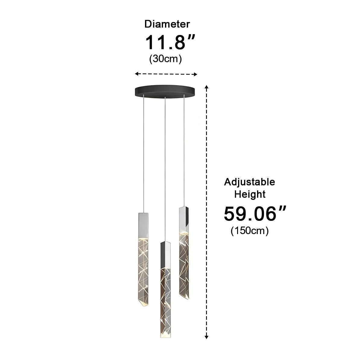 Modern Spiral LED Minimalist Helix Chandelier - Flyachilles