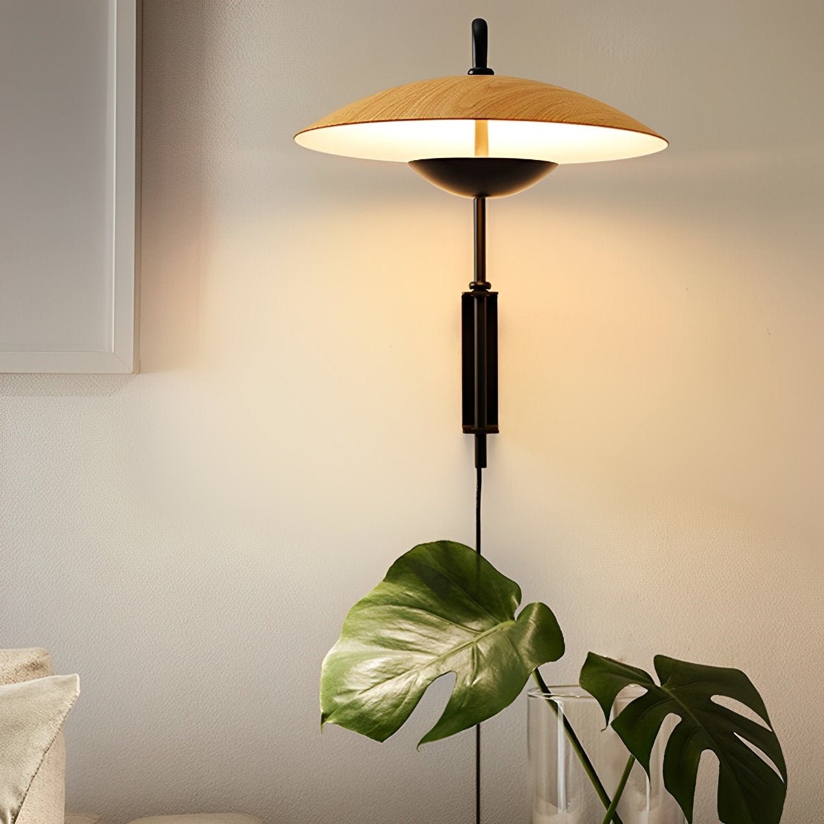 Modern Swing Arm Umbrella Wall Sconces Lamp - Flyachilles