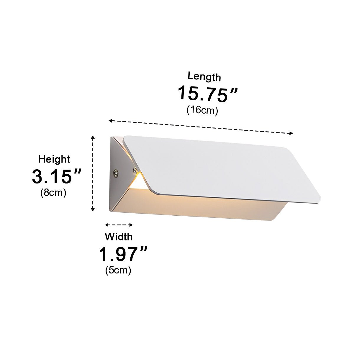 Modern Touch Strip Up and Down LED Wall Sconces - Flyachilles