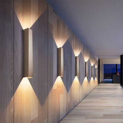 Modern Up&amp;Down COB Long Strip Indoor Wall Sconces - Flyachilles