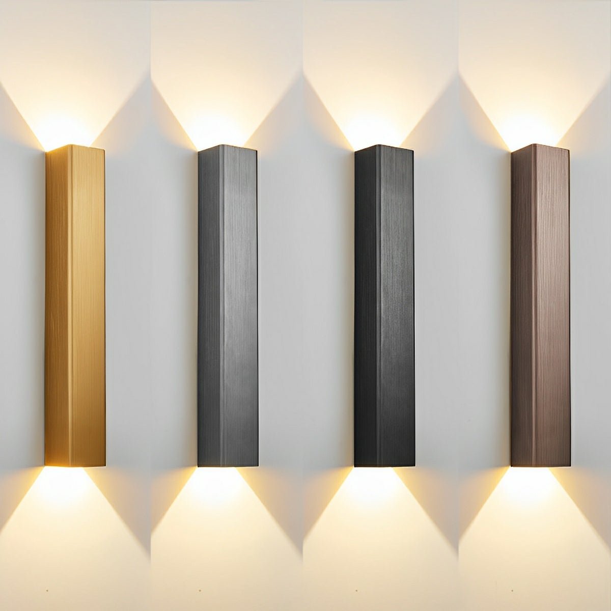 Modern Up&amp;Down COB Long Strip Indoor Wall Sconces - Flyachilles