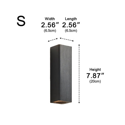 Modern Up&amp;Down COB Long Strip Indoor Wall Sconces - Flyachilles