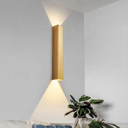 Modern Up&amp;Down COB Long Strip Indoor Wall Sconces - Flyachilles