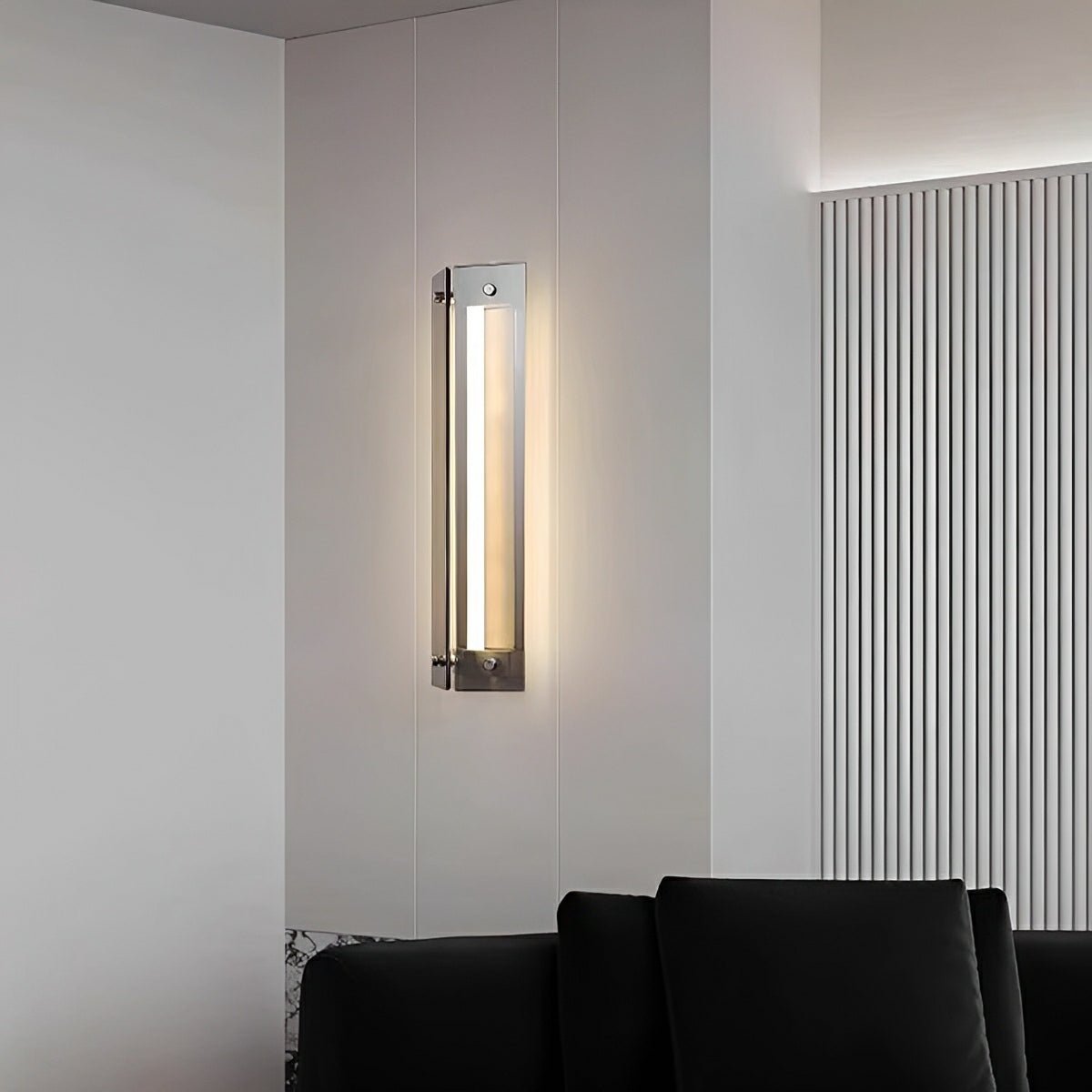 Modern Vertical Glass LED Wall Sconce - Flyachilles