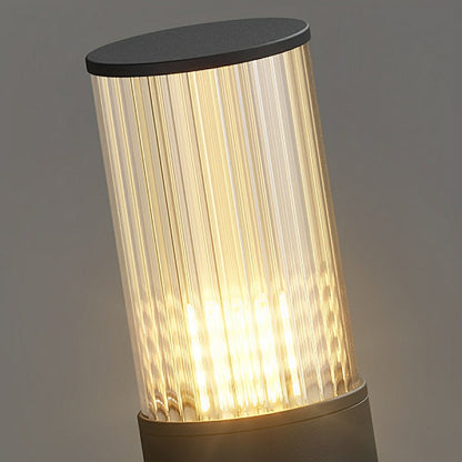 Modern Waterproof Cylinder Outdoor Garden LED Lawn Pillar Lights - Flyachilles