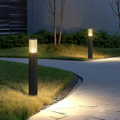 Modern Waterproof Cylinder Outdoor Garden LED Lawn Pillar Lights - Flyachilles