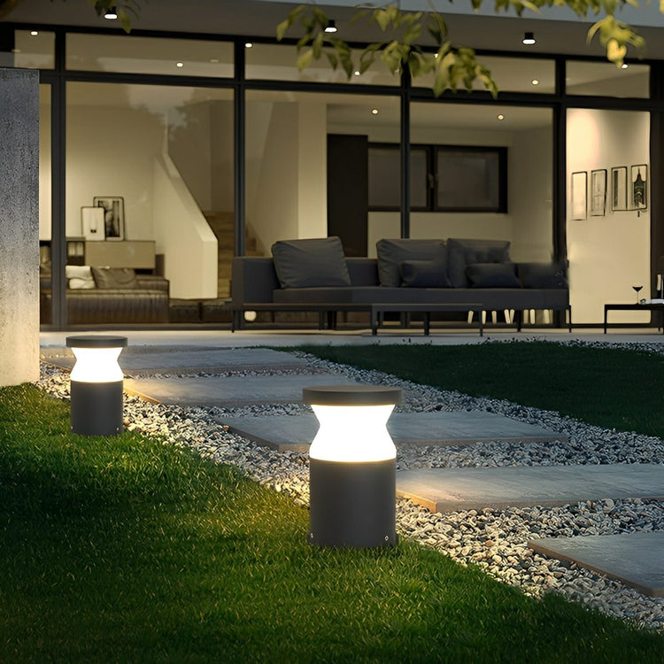 Modern Waterproof Cylinder Outdoor LED Lawn Pathway Lights - Flyachilles