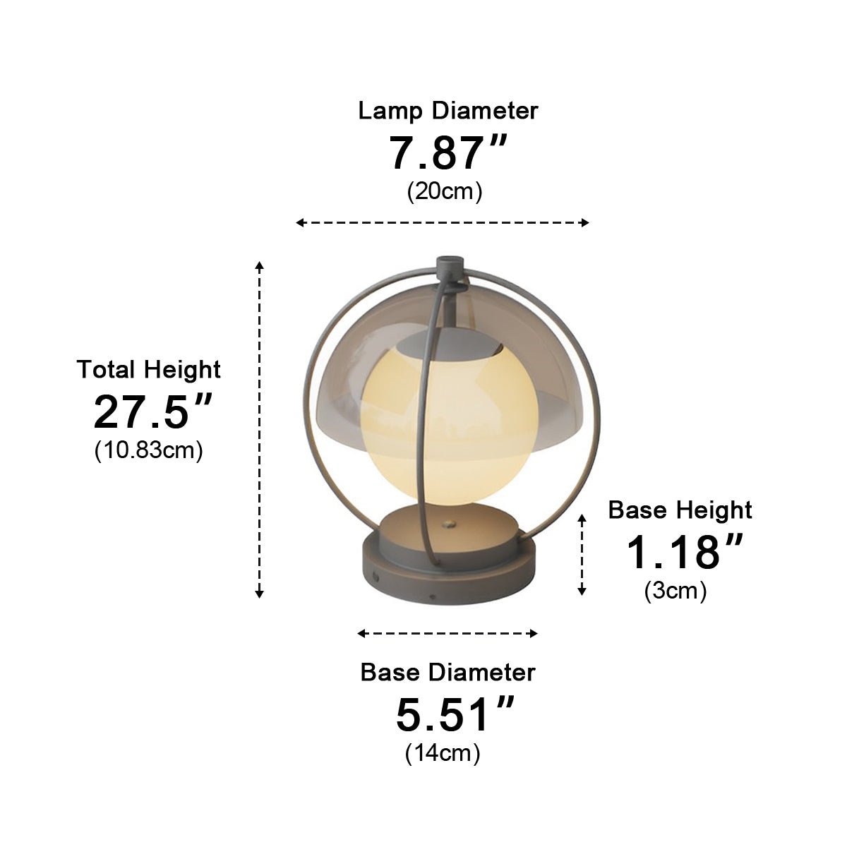 Modern Waterproof Globe Planet LED Outdoor Post Lights - Flyachilles