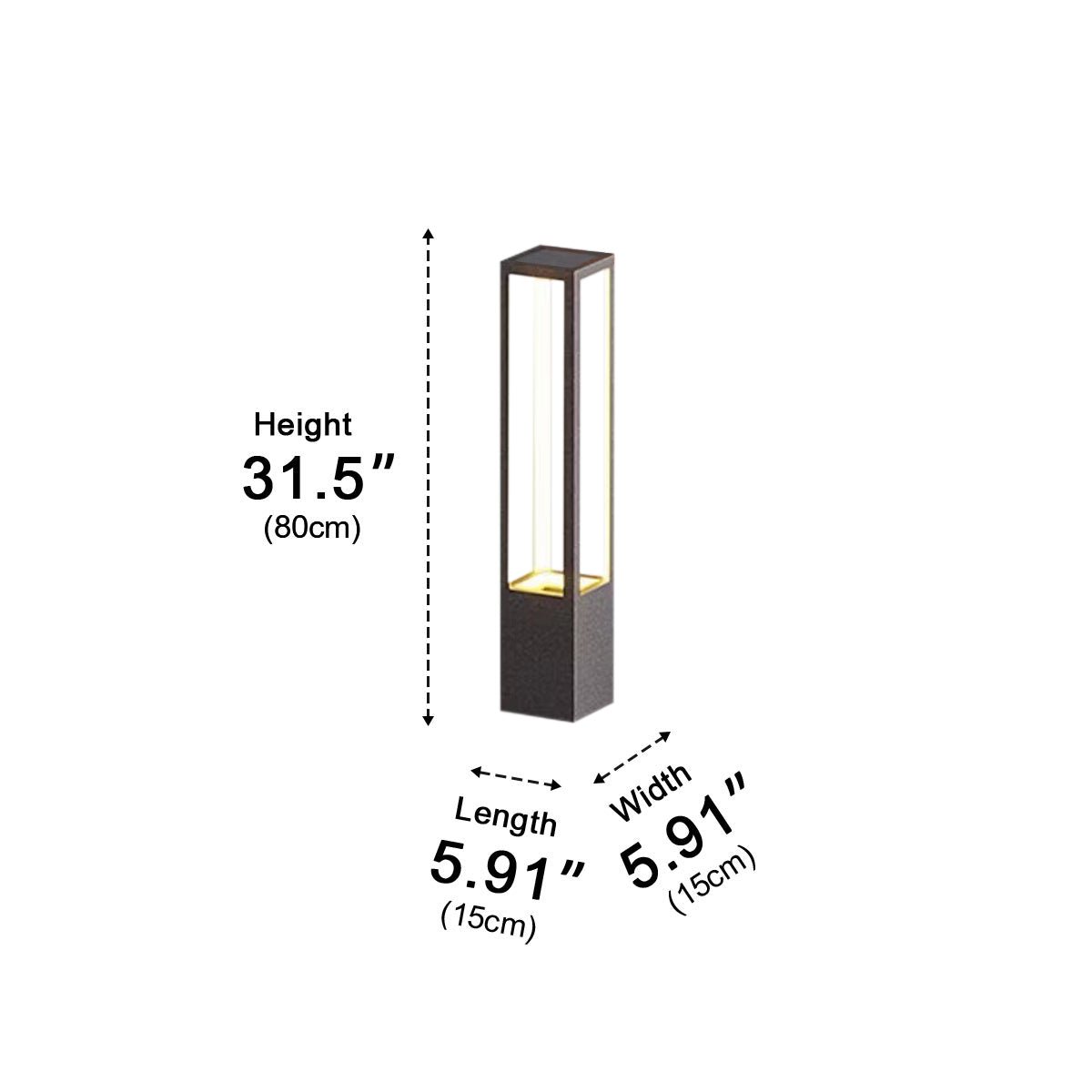 Modern Waterproof Hollow Flower Pot Outdoor LED Lawn Pillar Lights - Flyachilles