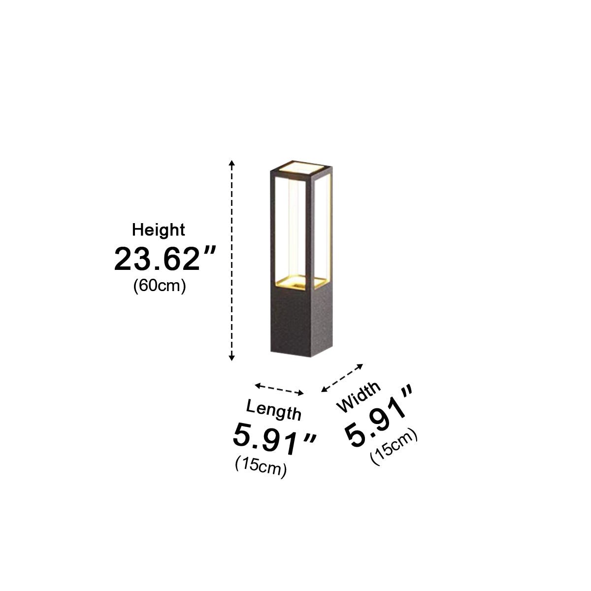 Modern Waterproof Hollow Flower Pot Outdoor LED Lawn Pillar Lights - Flyachilles