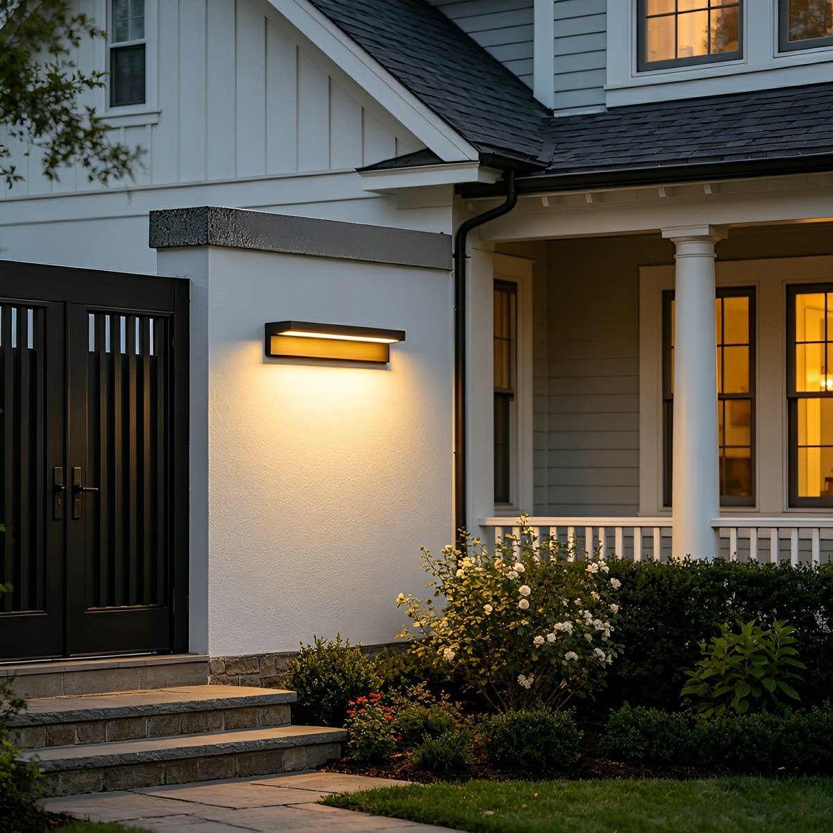 Modern Waterproof LED Long Strip Outdoor Porch Light - Flyachilles