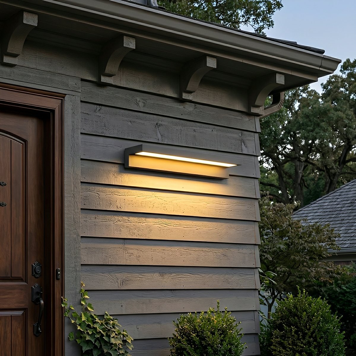Modern Waterproof LED Long Strip Outdoor Porch Light - Flyachilles