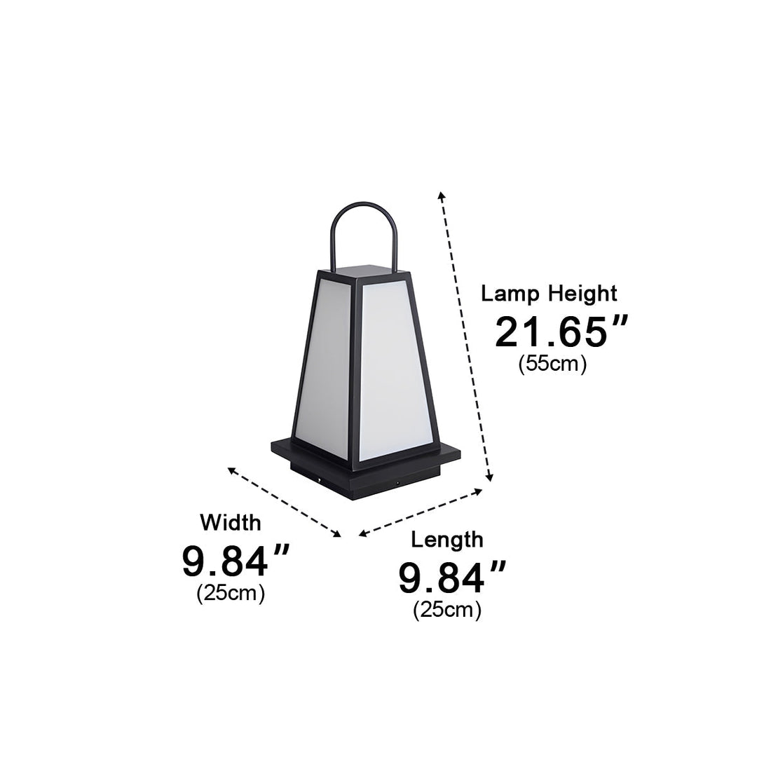 Modern Waterproof LED Outdoor Floor Lamp Lantern - Flyachilles