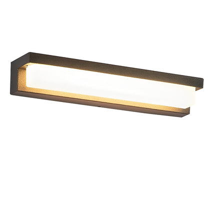 Modern Waterproof LED Outdoor Long Strip Wall Fixture Lamp Solar Wall Sconce Lighting - Flyachilles