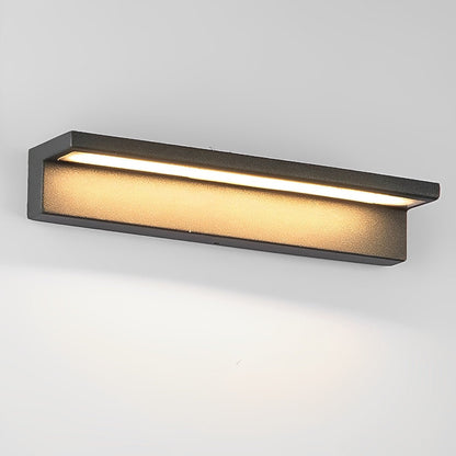 Modern Waterproof LED Outdoor Long Strip Wall Fixture Lamp Solar Wall Sconce Lighting - Flyachilles