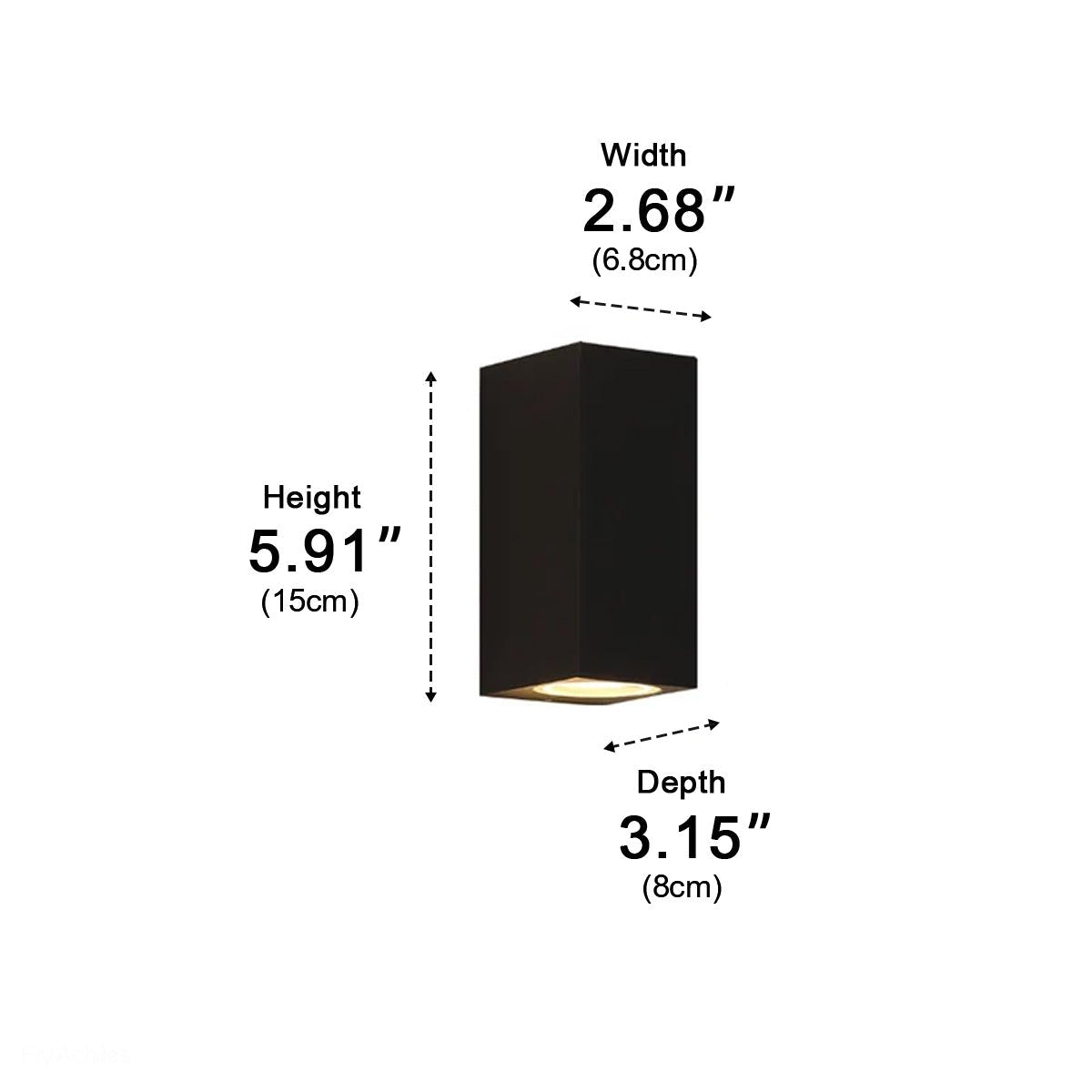 Modern Waterproof LED Outdoor Wall Washer Light - Flyachilles
