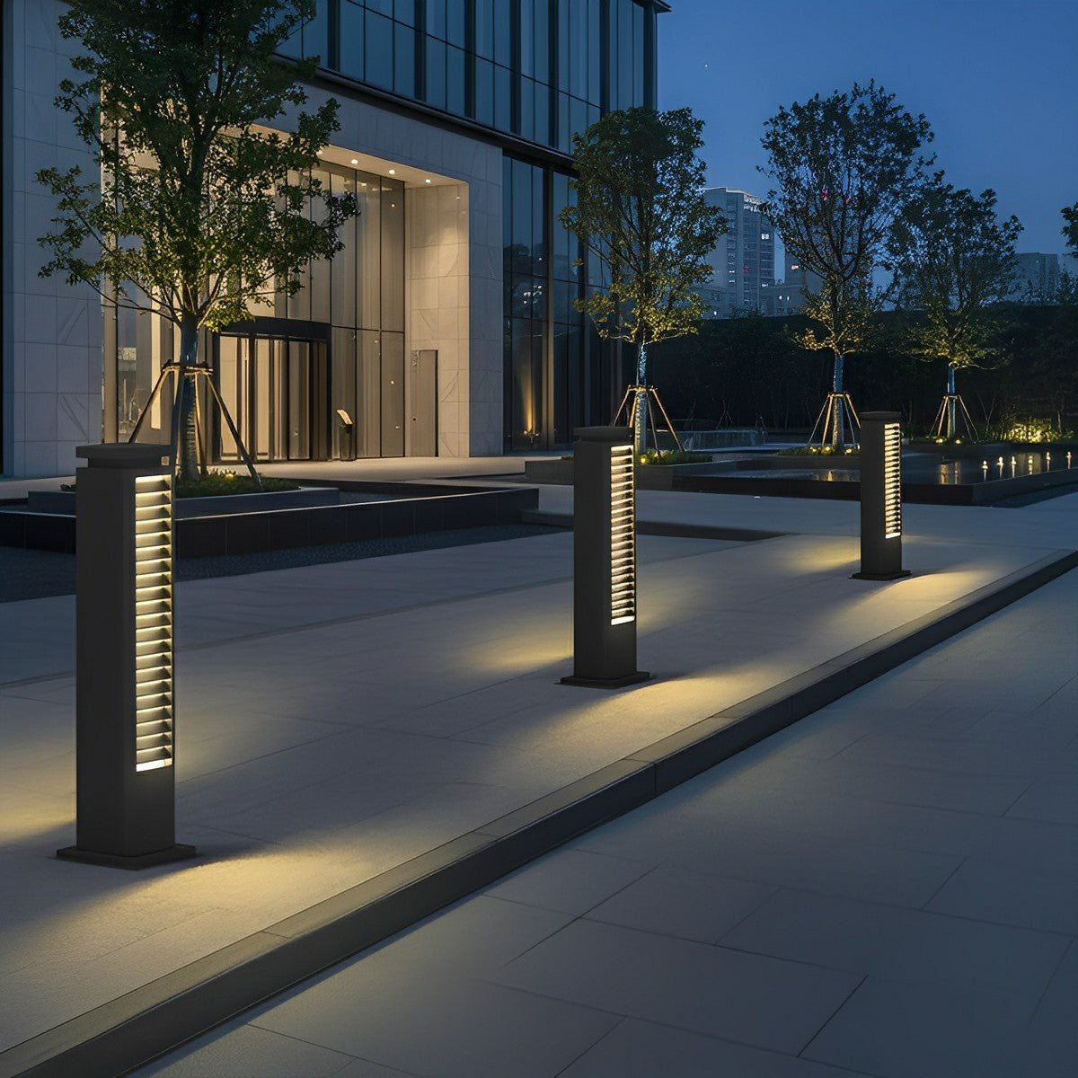 Modern Waterproof LED Path Lights Outdoor Post Lights - Flyachilles