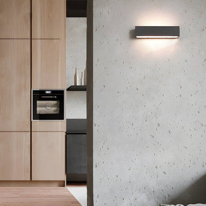 Modern Waterproof Outdoor Cement Rectangular Up&amp;Down LED Porch Lights - Flyachilles