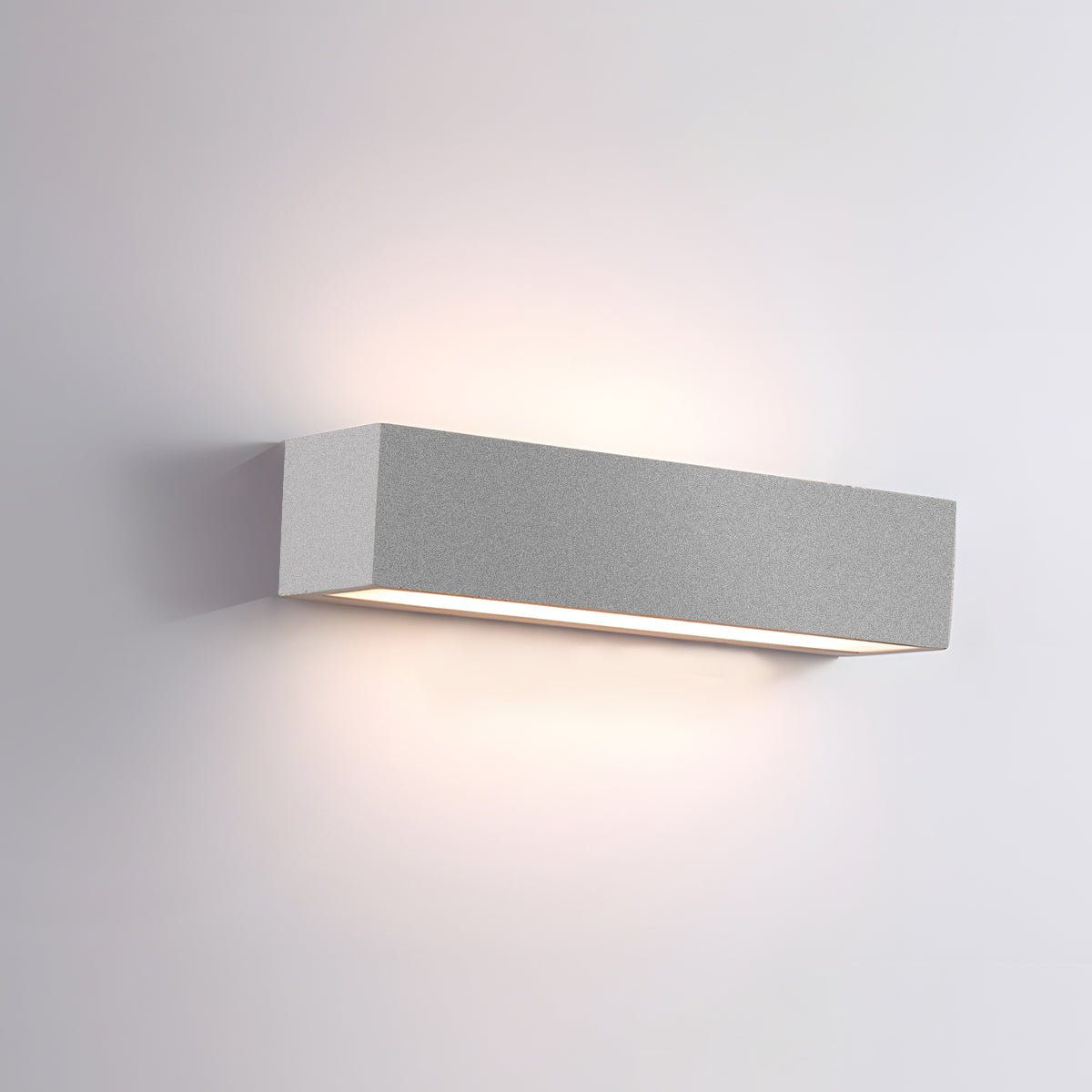 Modern Waterproof Outdoor Cement Rectangular Up&amp;Down LED Porch Lights - Flyachilles