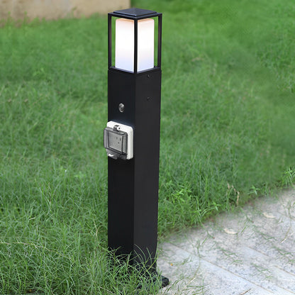 Modern Waterproof Outdoor LED Landscape Path Lights with Socket Charging Station - Flyachilles