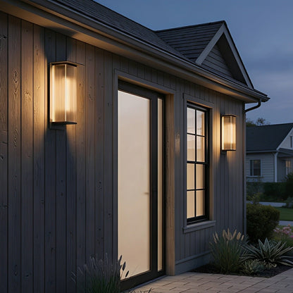 Modern Waterproof Rectangular LED Outdoor Wall Sconces Porch Light - Flyachilles