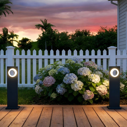 Modern Waterproof Ring - Round LED Outdoor Lawn Landscape Lighting - Flyachilles