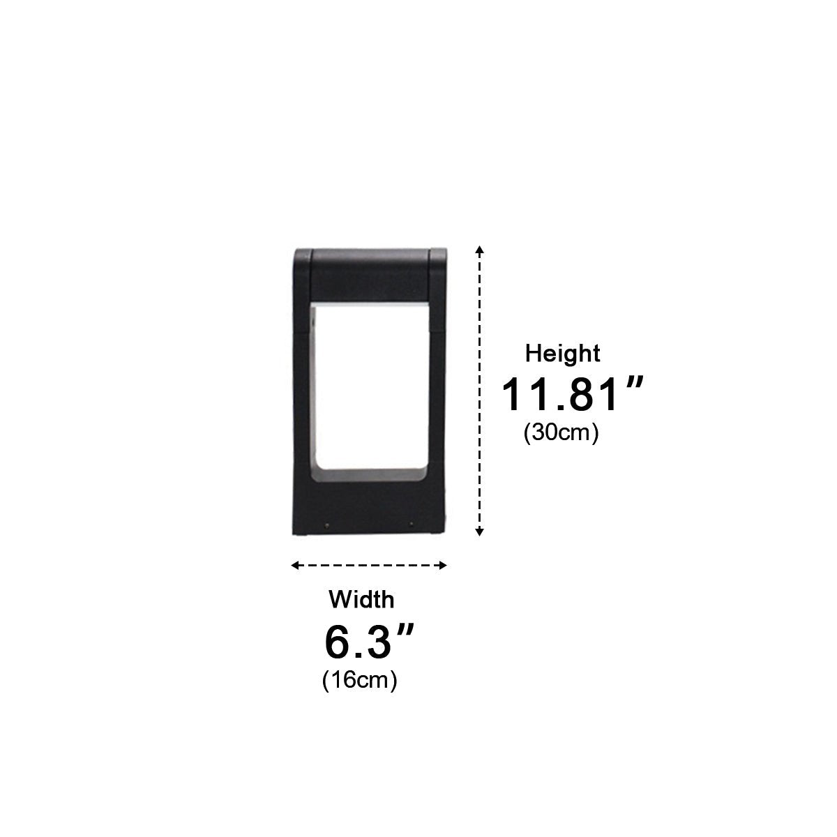 Modern Waterproof Rotatable LED Outdoor Pathway Light - Flyachilles
