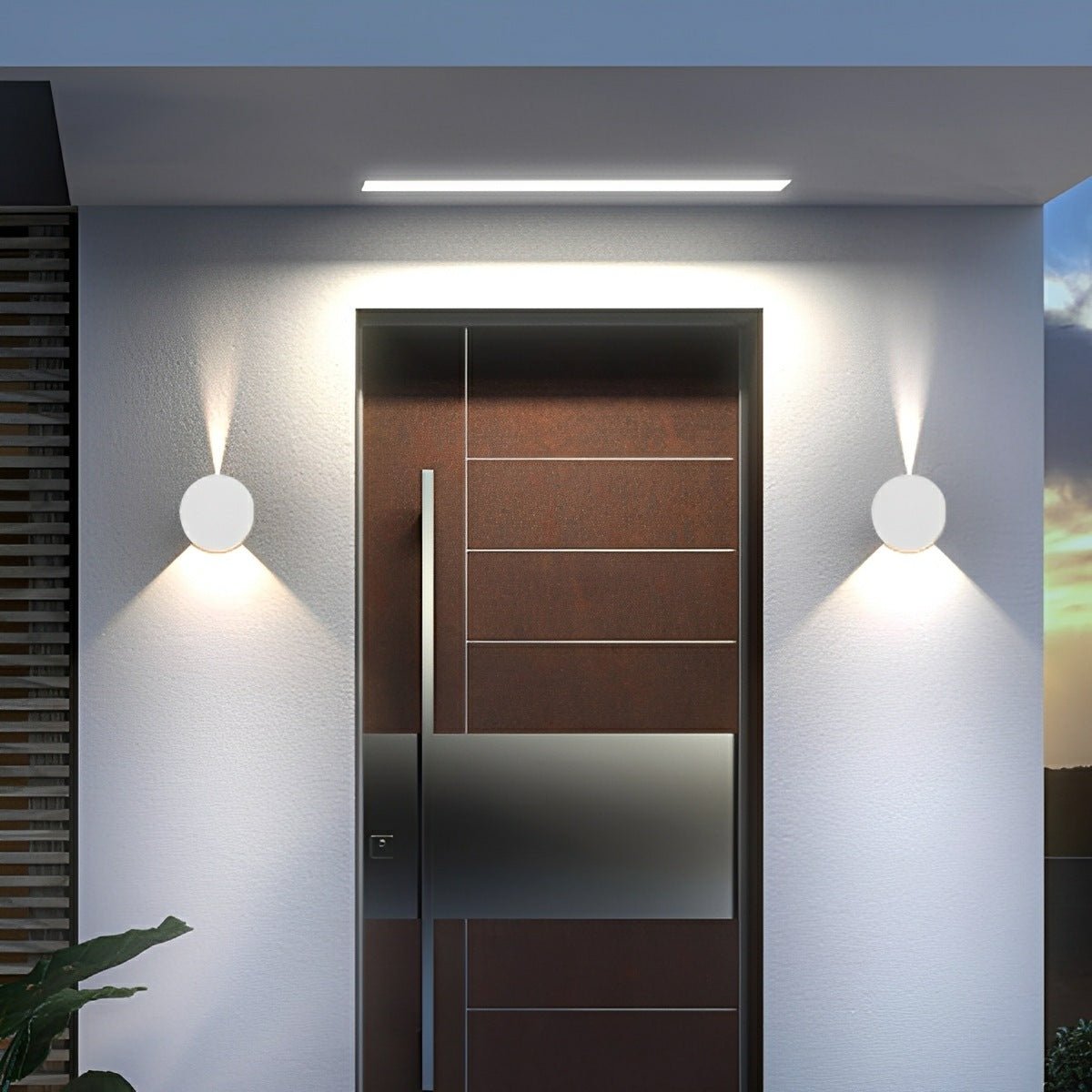 Modern Waterproof Round Up and Down Lights LED Wall Lights - Flyachilles