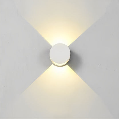 Modern Waterproof Round Up and Down Lights LED Wall Lights - Flyachilles