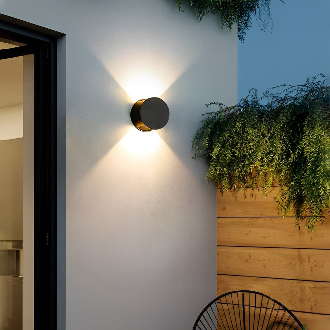 Modern Waterproof Round Up and Down Lights LED Wall Lights - Flyachilles