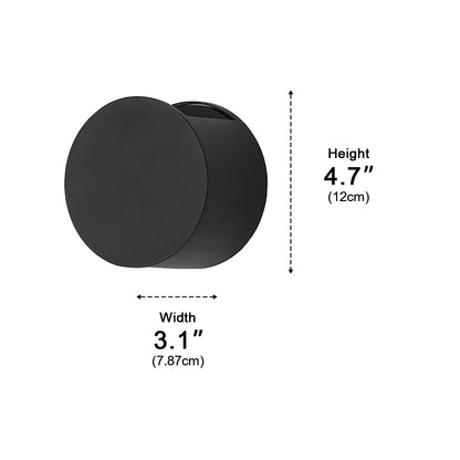 Modern Waterproof Round Up and Down Lights LED Wall Lights - Flyachilles
