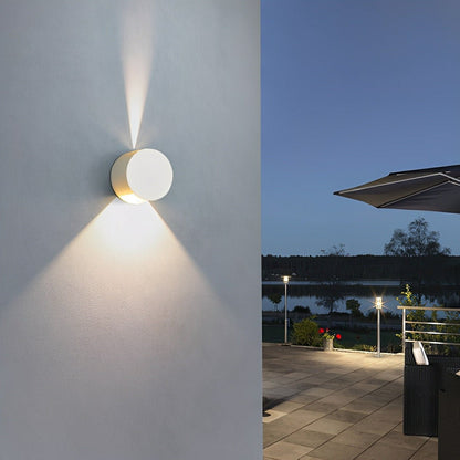 Modern Waterproof Round Up and Down Lights LED Wall Lights - Flyachilles