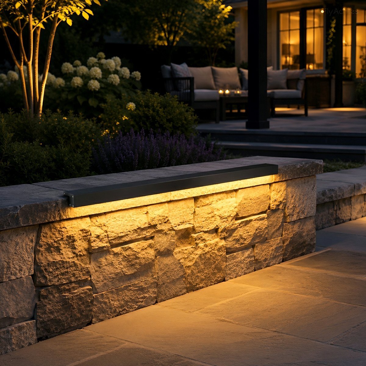 Modern Waterproof Solar Outdoor Wall Washer Light - Flyachilles