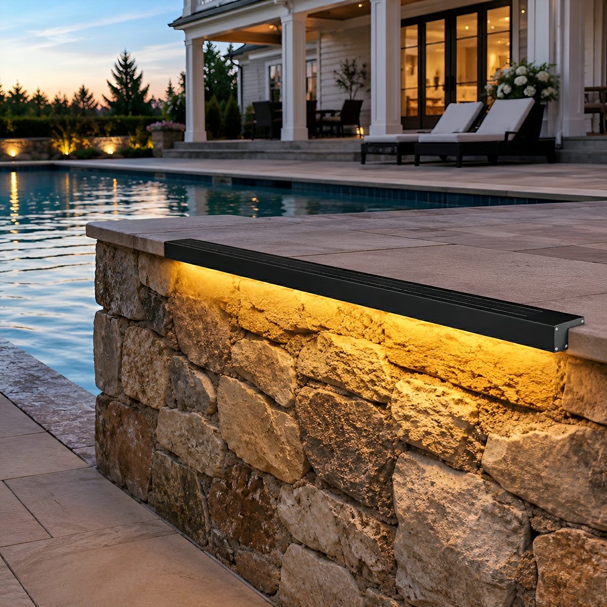 Modern Waterproof Solar Outdoor Wall Washer Light - Flyachilles