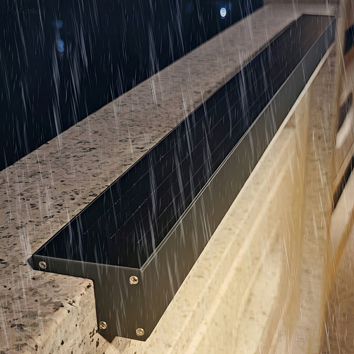 Modern Waterproof Solar Outdoor Wall Washer Light - Flyachilles