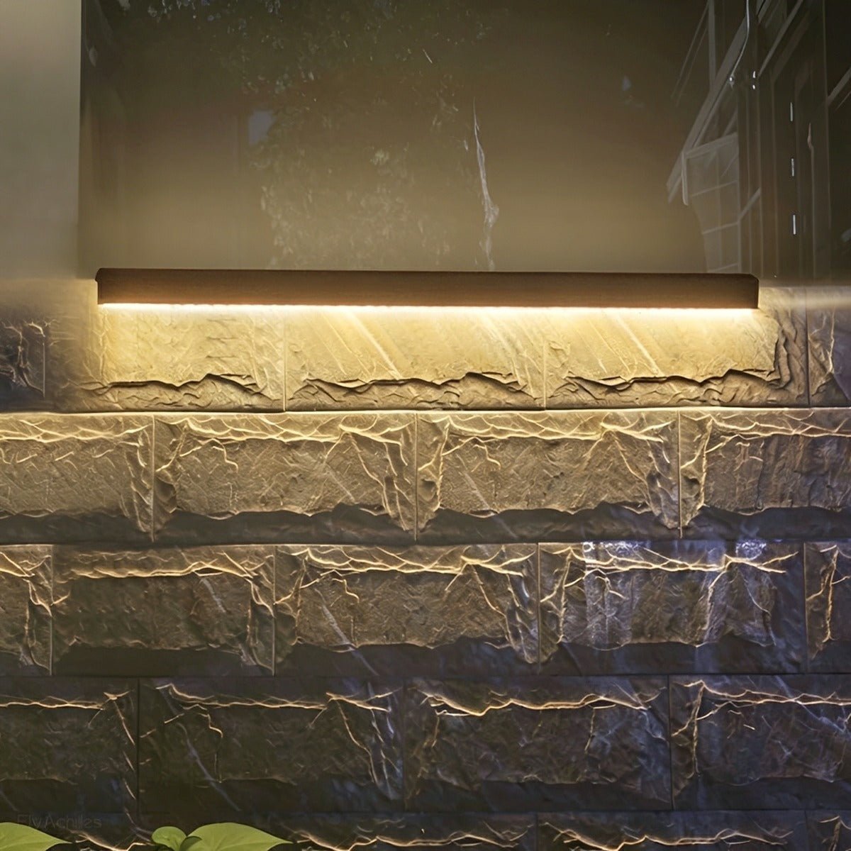 Modern Waterproof Solar Outdoor Wall Washer Light - Flyachilles