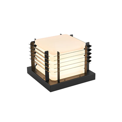 Modern Waterproof Solar Square Fence LED Outdoor Post Lights - Flyachilles