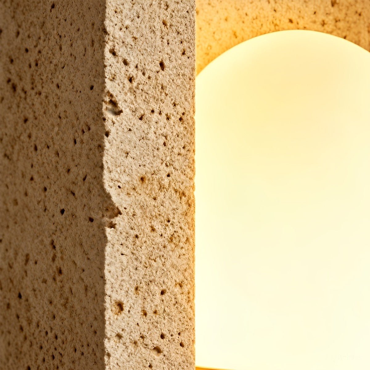 Modern Waterproof Travertine LED Outdoor Wall Light - Flyachilles