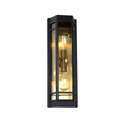 Modern Waterproof Triangle Tiered Bulbs Outdoor LED Porch Wall Lights - Flyachilles