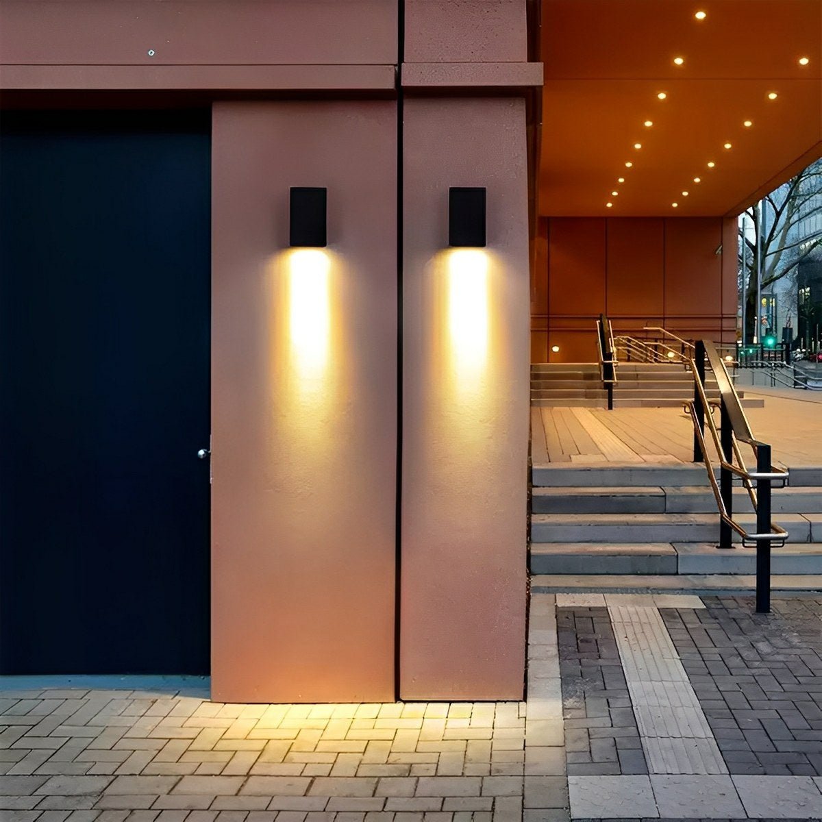 Modern Waterproof Up and Down LED Outdoor Wall Sconces - Flyachilles