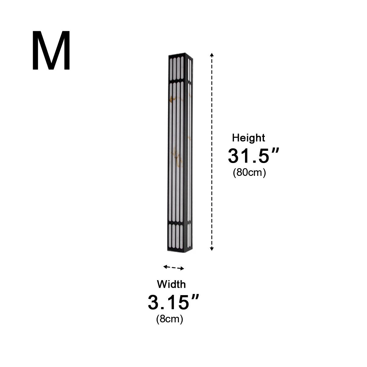 Modern Waterproof Vertical Outdoor LED Wall Sconce - Flyachilles