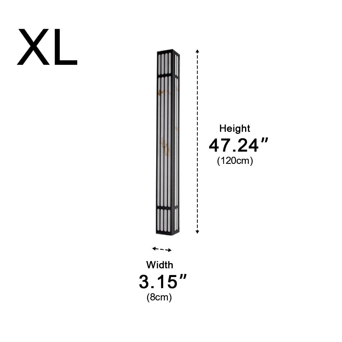 Modern Waterproof Vertical Outdoor LED Wall Sconce - Flyachilles