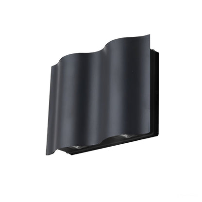 Modern Waterproof Water Wave Up and Down Outdoor Wall Light - Flyachilles