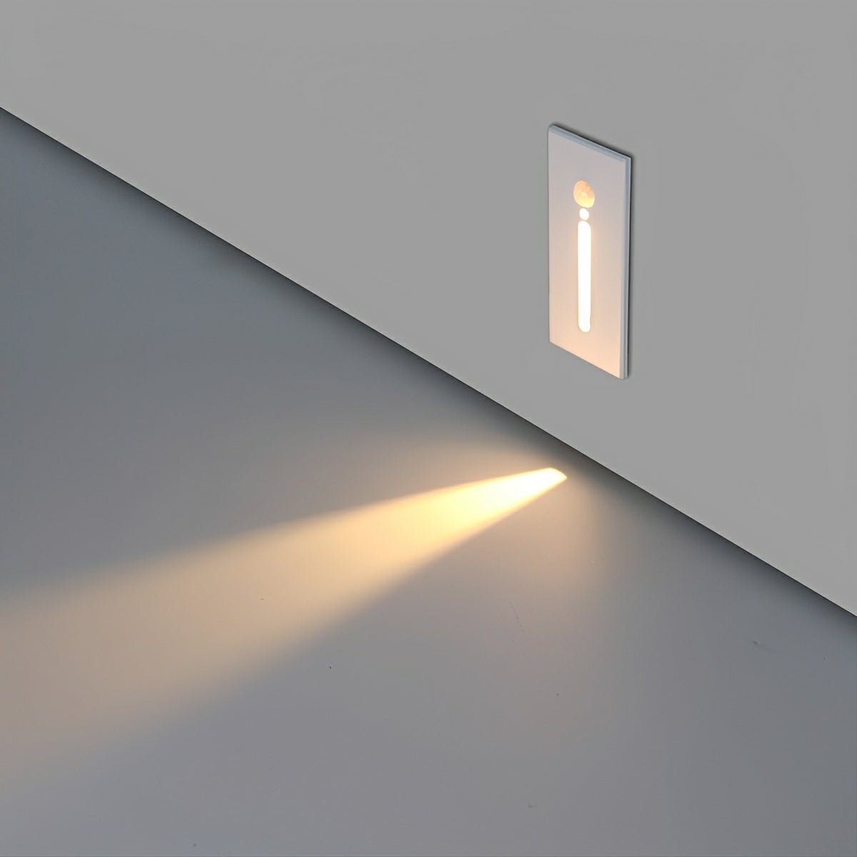Modern Waterproof White Rectangle LED Waterproof Recessed Stair Lights Step Lights - Flyachilles