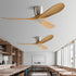 Modern Wing - inspired Blade DC Motor Reverse Ceiling Fan - Flyachilles