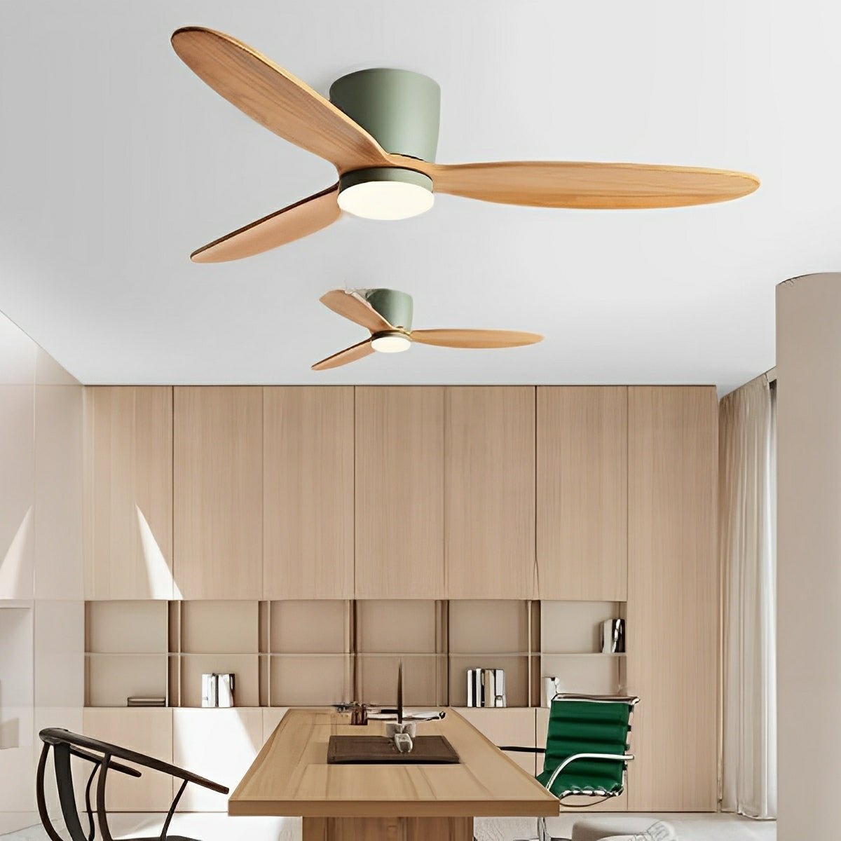 Modern Wood 6 - Speed Inverter Ceiling Fan Light - Flyachilles