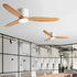 Modern Wood 6 - Speed Inverter Ceiling Fan Light - Flyachilles