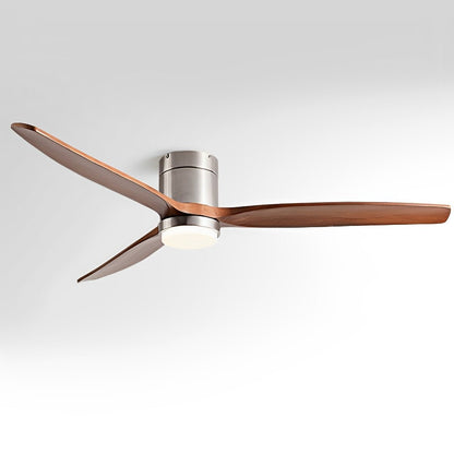 Modern Wood 6 - Speed Reverse Fan Ceiling Fan Light - Flyachilles